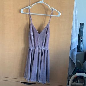 Purple velvet romper!!